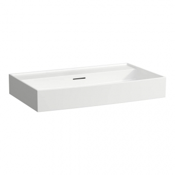 Praustuvas Laufen KARTELL 800x460x120 mm, be angos maišytuvui, spalva - balta LCC (LAUFEN Clean Coat) 